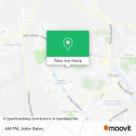 How to get to AM PM in Johor Baharu by Bus?