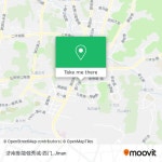 How to get to 济南鲁能领秀城-西门 in 市中区 by Bus?