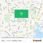 How to get to 東京ミッドタウン西交差点 in 港区 by Bus or Metro?