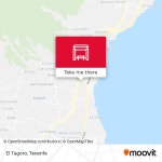 How to get to El Tagoro in Candelaria by Bus?