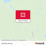How to get to Bjørkelia in Norway by Bus or Train?