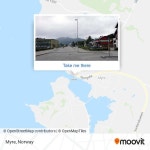 How to get to Myre in Øksnes by Bus or Ferry?