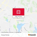 How to get to Skorge in Norway by Bus or Train?