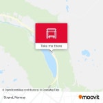 How to get to Strønd in Norway by Bus or Train?