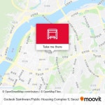 Godeok Samhwan / Public Housing Complex 9 stop - Routes, Schedules, and Fares