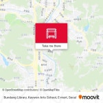 Bundang Library, Kaywon Arts School, E-mart stop - Routes, Schedules, and Fares