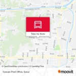 Gyesan Post Office stop - Routes, Schedules, and Fares