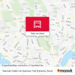 Namsan Cable Car Namsan Trail Entrance stop - Routes, Schedules, and Fares