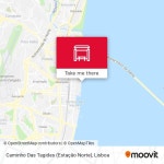 How to get to Caminho Das Tagides (Estação Norte) in Lisboa by Bus or Metro?