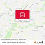 How to get to Viviani Cres / Great Ryrie St (Heathmont) by Bus or Train?