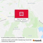 How to get to Kalorama Park Lookout / Mt. Dandenong Tourist Rd in Melbourne by Bus or Train?