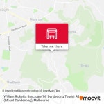 How to get to William Ricketts Sanctuary / Mt Dandenong Tourist Rd (Mount Dandenong) in Melbourne by Bus or Train?