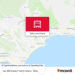 How to get to Les Mimosas in Menton by Bus or Train?