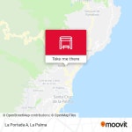 How to get to La Portada A in Santa Cruz De La Palma by Bus?