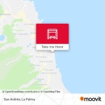 How to get to San Andrés in San Andrés Y Sauces by Bus?