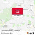 How to get to Tyagraj Marg in New Delhi by Bus or Metro?