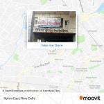 How to get to Rohini East in Delhi by Metro, Bus or Train?
