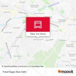 How to get to Patel Nagar in Delhi by Metro, Bus or Train?