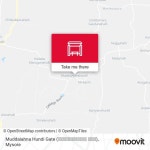 How to get to Muddaiahna Hundi Gate (ಮುದ್ದಯ್ಯನಹುಂಡಿ ಗೇಟ್) in Heggadadevankote by Bus?
