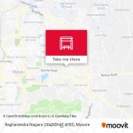 How to get to Raghavendra Nagara (ರಾಘವೇಂದ್ರ ನಗರ) in Mysuru by Bus?