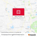 How to get to Gnanaganga School (ಜ್ಞಾನಗಂಗಾ ಶಾಲೆ) in Mysuru by Bus or Train?