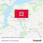 How to get to North River / Ad. 333 in Ottawa by Bus or Light Rail?
