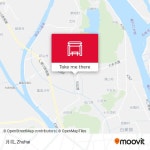 How to get to 月坑 in 斗门区 by Bus?