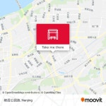 How to get to 栖霞公园路 in 栖霞区 by Bus or Metro?