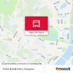 How to get to 洋湖大道含浦大道口 in 望城区 by Bus or Metro?