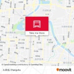 How to get to 火星镇 in 芙蓉区 by Bus or Metro?