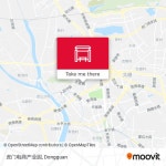 How to get to 虎门电商产业园 in 东莞市 by Bus?