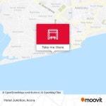 How to get to Hotel Junction in Accra by Bus?