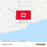 How to get to Palledium in Accra by Bus?