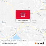 How to get to Awoshie Vineyard in Accra by Bus?