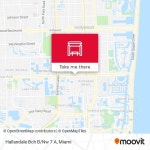 How to get to Hallandale Bch B/Nw 7 A in Hallandale Beach by Bus?