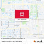 How to get to Sunrise Lakes D E/Nw 28 S in Plantation by Bus?