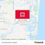How to get to Las Olas B/Se 8 A in Fort Lauderdale by Bus or Train?