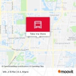 How to get to Mlk Jr B/Nw 24 A in Pompano Beach by Bus or Train?