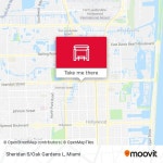 How to get to Sheridan S/Oak Gardens L in Hollywood by Bus or Train?