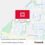 How to get to Sunrise B/White Seahorse W in Plantation by Bus?