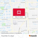 How to get to Pines B/Nw 72 A in Hollywood by Bus?