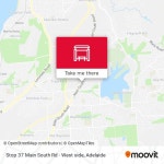 How to get to Stop 37 Main South Rd - West side in Adelaide by Bus or Train?