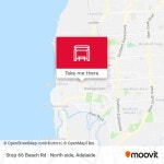 How to get to Stop 66 Beach Rd - North side in Adelaide by Bus or Train?