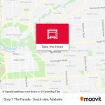 ¿Cómo llegar a Stop 7 The Parade - South side en Adelaide en Autobús, Tren o Tren ligero?