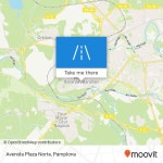 How to get to Avenida Plaza Norte in Barañain by Bus?