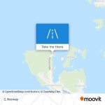 How to get to 2 in Kvinnherad by Bus or Ferry?