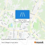 How to get to Arts College-ro 4-gil, Ansan-si, Gyeonggi-do by bus or subway?