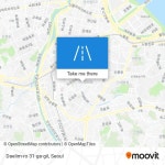 How to get to Daelim-ro 31-ga-gil, Yeongdeungpo-gu, Seoul by subway or bus?