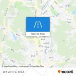 How to get to 금곡고가차도, 성남시, 경기도 by bus or subway?