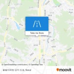 How to get to 풍림아파트 단지 도로, 성남시, 경기도 by bus or subway?